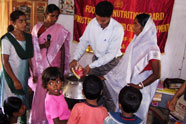 Nutrition demonstration camp at MG-II G.P. organized by TSRD-RCH unit in collaboration with Food & Nutrition Board, Govt. of India.